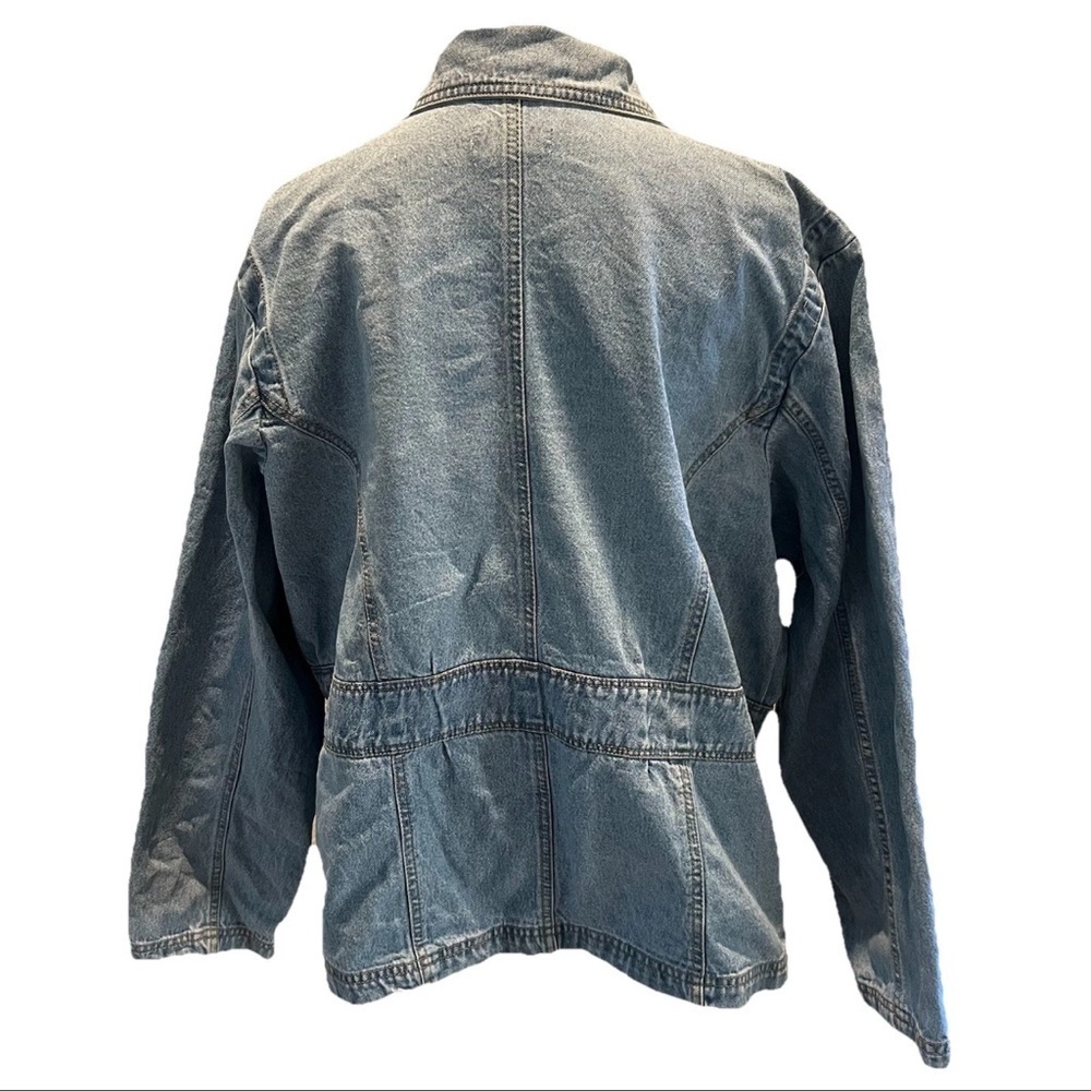 Baccini Denim Jacket in Washed Blue - Picture 2 of 5
